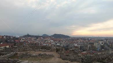Walking on Rahat tepe in Plovdiv