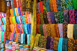 Cloth shop in Bali