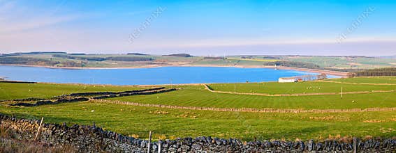 Panoramic View of Derwent Reservoir
