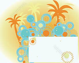 Background on the summer theme