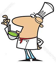 Cartoon chef