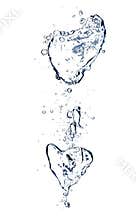 Crystal water & drops