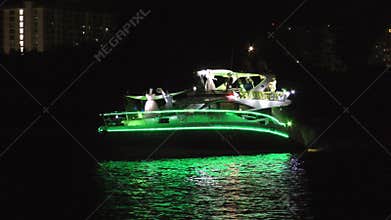 2017 Winterfest boat parade in Fort Lauderdale Florida