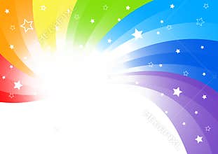 Vector abstract background in bright color