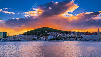 Sunset of Split, Croatia