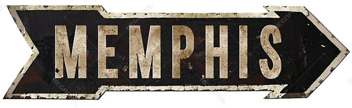 Memphis Tennessee Roadsign