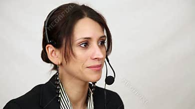 Customer service woman