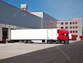 Truck warehouse logistic