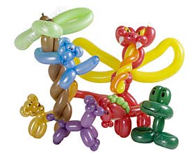 Group of balloon animals