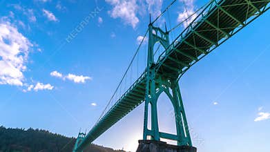 St Johns Bridge in Portland Oregon