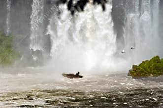 Iguazu Falls, Boat Trip, Tour to Water Curtain of Iguazu Waterfalls