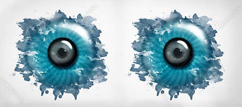 ROBO AND HUMAN EYE artificial intelligence