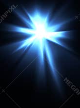 Intense bright light burst