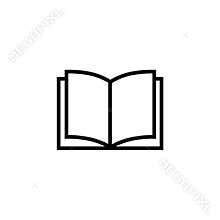 Vector book icon. sign design.