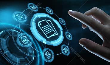 Document Management Data System Business Internet Technology Concept