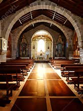 Christian Church Altar and Hall