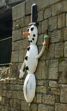 Aire Sculpture Trail snowman