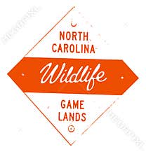 North Carolina Wildlife Game Lands Sign