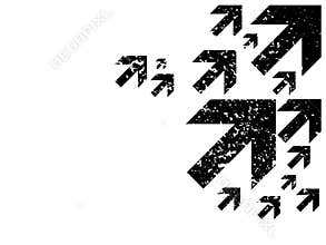 Black grunge Arrows