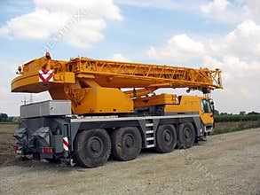 Orange crane