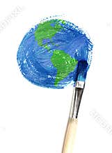 Painted earth