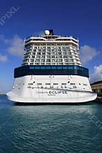 Docked Celebrity Eclipse Rear View