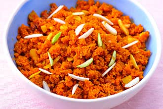 Gajar Halwa or carrot halva