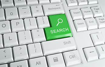 Computer Keyboard with'search' text