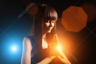 Woman praying