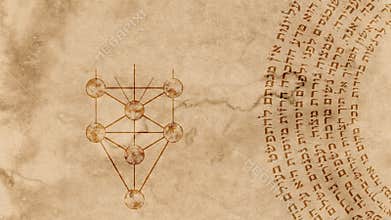 The 10 Sephirot Of Kabbalah With Hebrew Holy Words