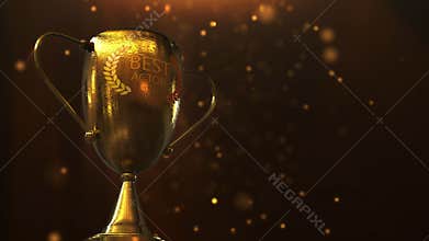 3D illustration Best Actor