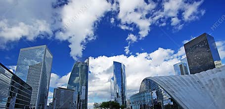 Paris modern buildings