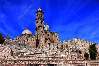 Ancient church of Totolac town in tlaxcala I
