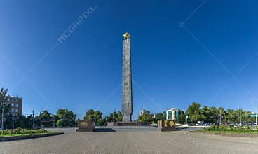 April 10 Square in Odessa Ukraine