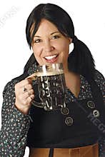 Drinking stout on St. Patricks Day
