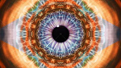 Mandala 3D Kaleidoscope seamless loop Psychedelic Trippy