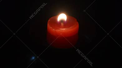 Candle being lit