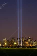 September 11 light Memorial, New York City