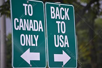 To Canada and to USA