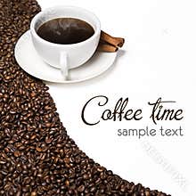 Hot cup of coffe