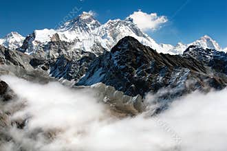 View of everest from gokyo ri