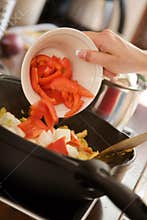 Cooking healthy food