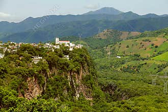 Santo tomas town near valle de bravo, mexico I