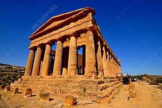 Greek Temple Agrigento Sicilia