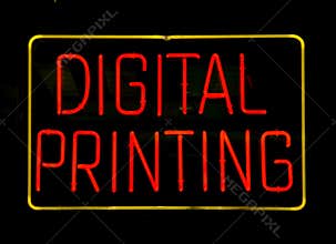 Neon Digital Printing Sign