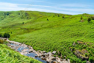 Welsh countryside in Elan Valley