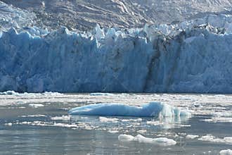 Dawes Glacier in the Endicott Arm near Juneau, Alaska