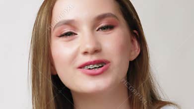 Love signal romantic message girl heart gesture