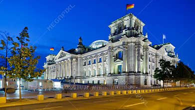 Reichtstag building in berlin, germany