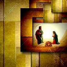 Holy Family Christmas Card